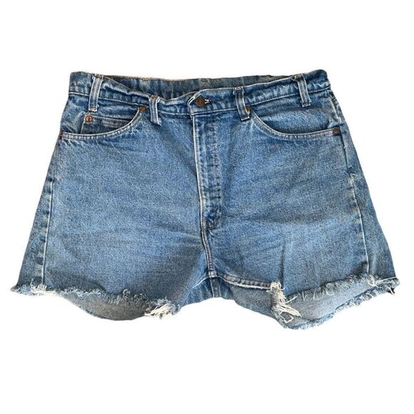 Vintage Levi’s Shorts Orange Tab Cutoff Shorts Size Unknown See Measurements - Picture 1 of 15